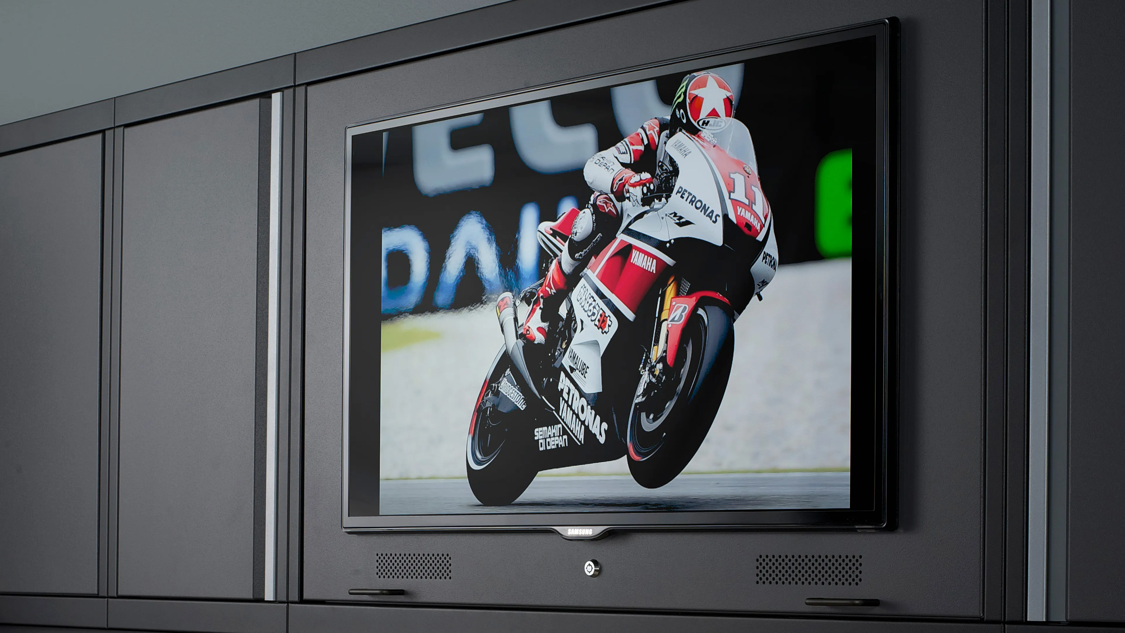 Television Cabinet image, highlighting the integration of entertainment systems with sleek, modern design elements.